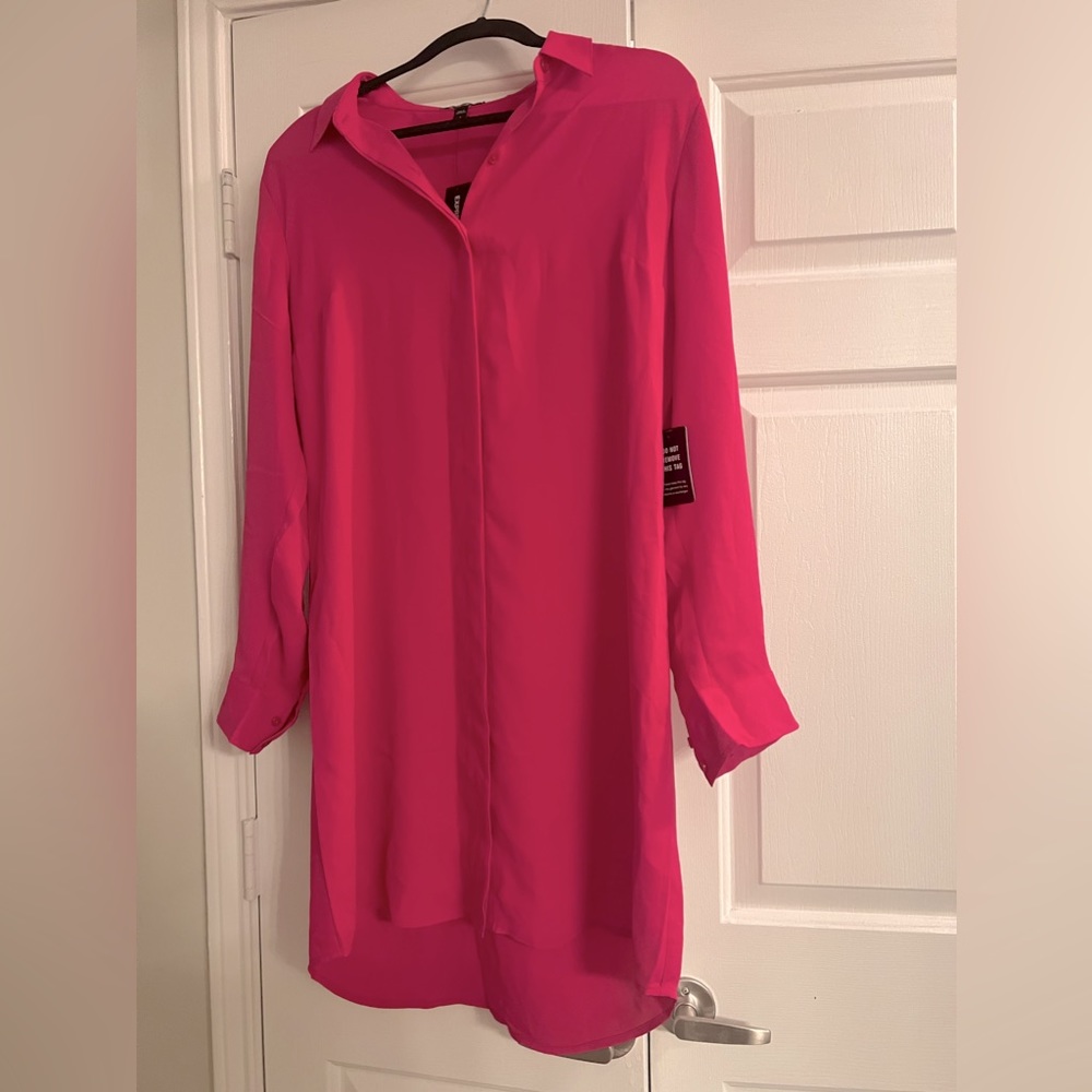 Pink Express Portofino shirt dress